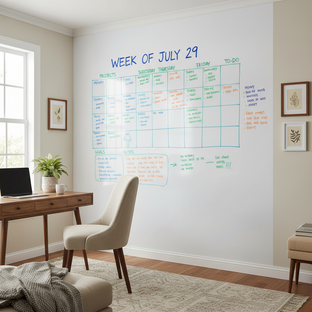 Folie v domácí kanceláři